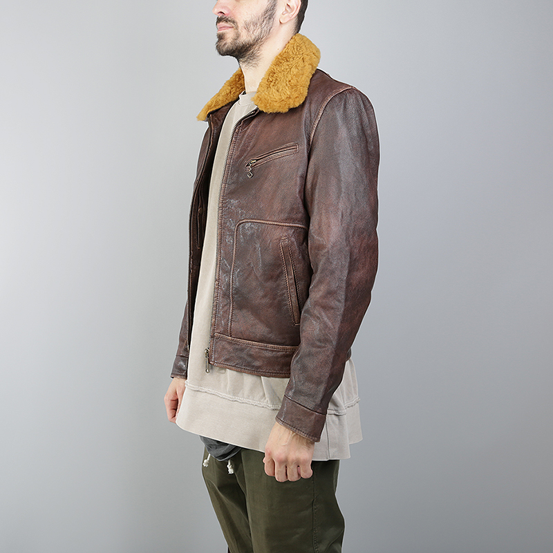мужская коричневая куртка Lee Storm Jacket L919DDBX - цена, описание, фото 3